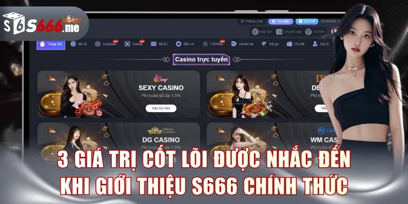 3 giá trị cốt lõi được nhắc đến khi giới thiệu S666 chính thức