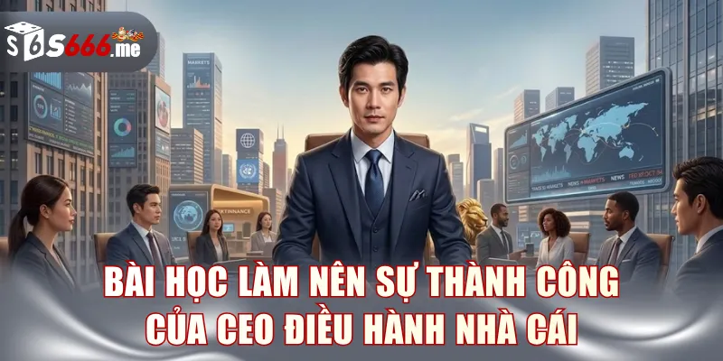 Bài học làm nên sự thành công của CEO điều hành nhà cái