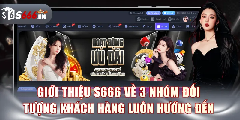 Giới thiệu S666 về 3 nhóm đối tượng khách hàng luôn hướng đến