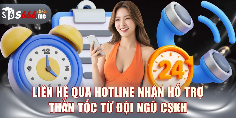 Liên hệ qua Hotline nhận hỗ trợ thần tốc từ đội ngũ CSKH