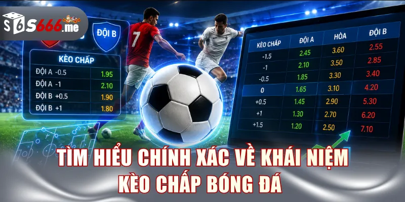 Tìm hiểu chính xác về khái niệm kèo chấp bóng đá 